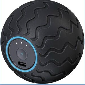 🆕‼️ - NWT - Therabody WaveSolo Black Massage Ball with Blue Accents